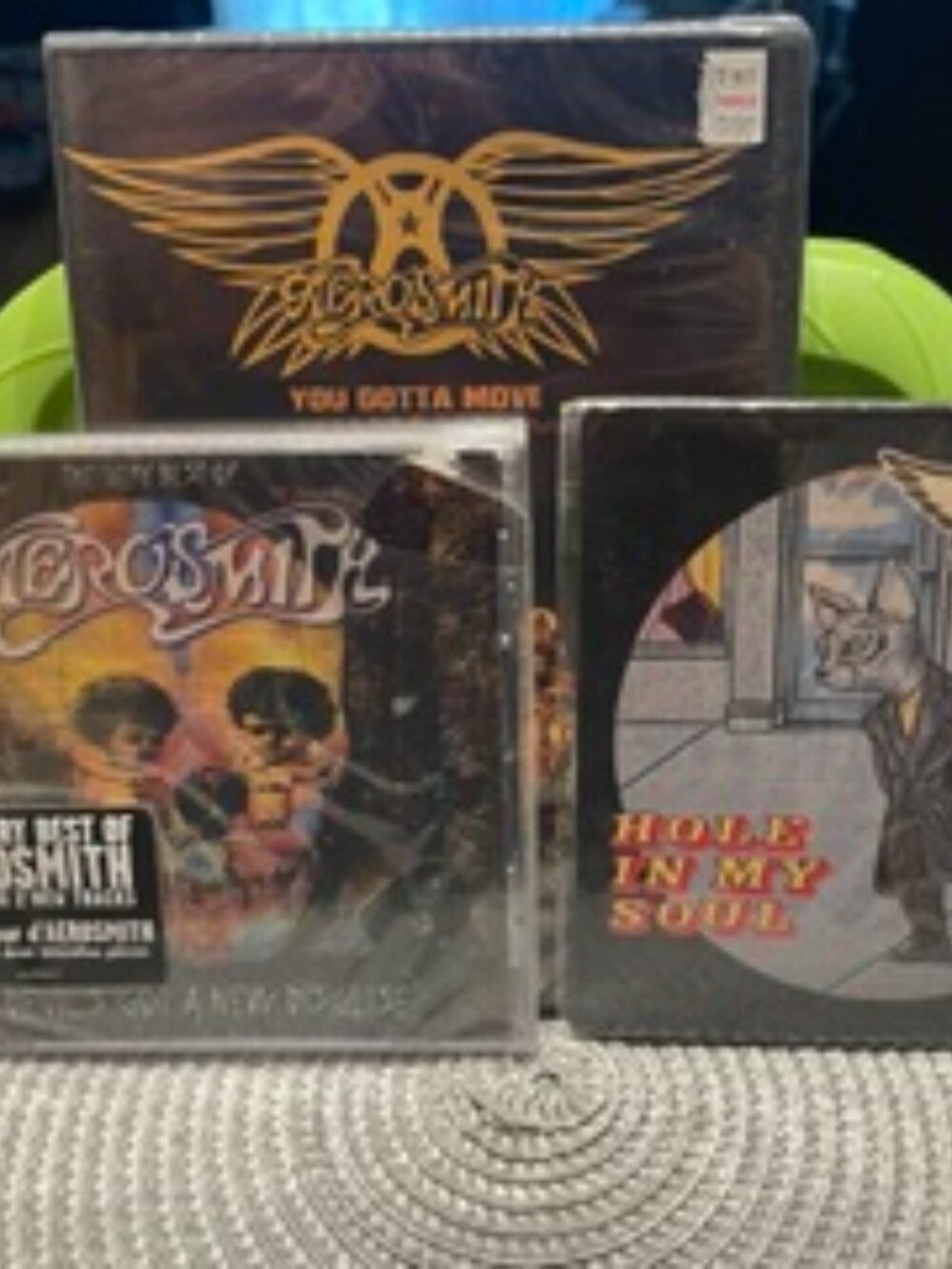 Aerosmith CD/DVD package, NEW